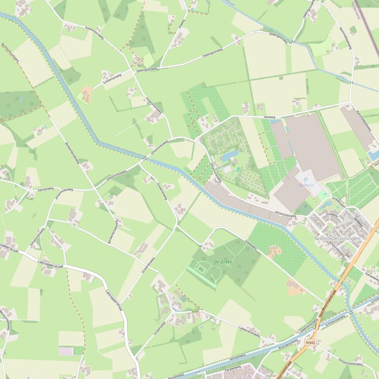 Kaart van de Johanninksweg.