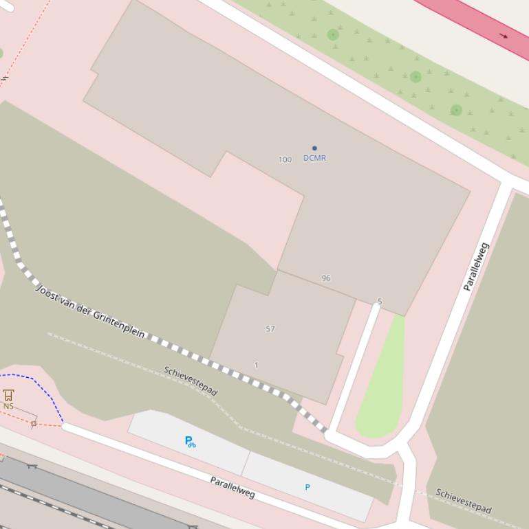 Kaart van het Joost van der Grintenplein.