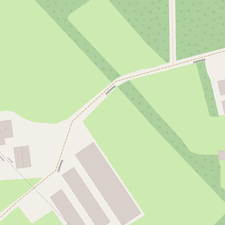 Kaart van de Jöpkeweg.