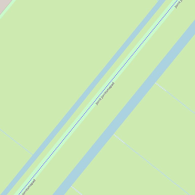 Kaart van het Jorrit Jorritsmapad.