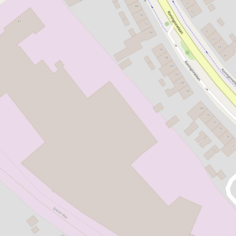 Kaart van de Josephina van Aefferdenstraat.