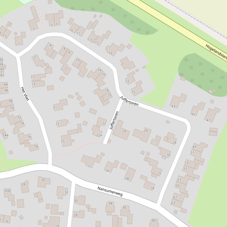 Kaart van  Juffertoren.