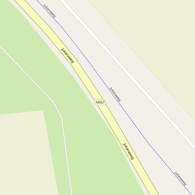 Kaart van de Julianaweg.