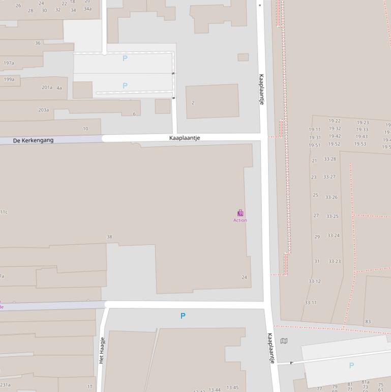 Kaart van het Kaaplaantje.