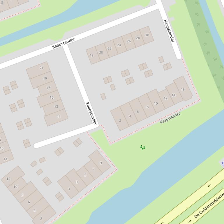 Kaart van  Kaapstander.