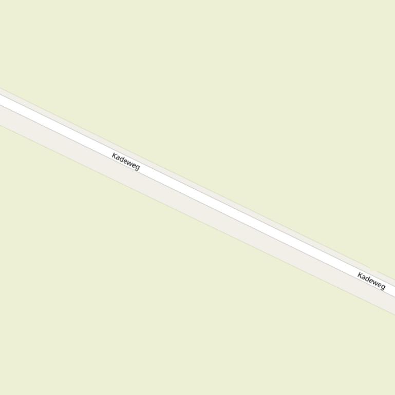 Kaart van de Kadeweg.
