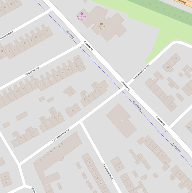 Kaart van de Kaersemakerstraat.