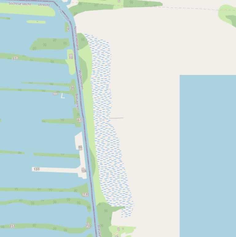 Kaart van de Kalverstraat.