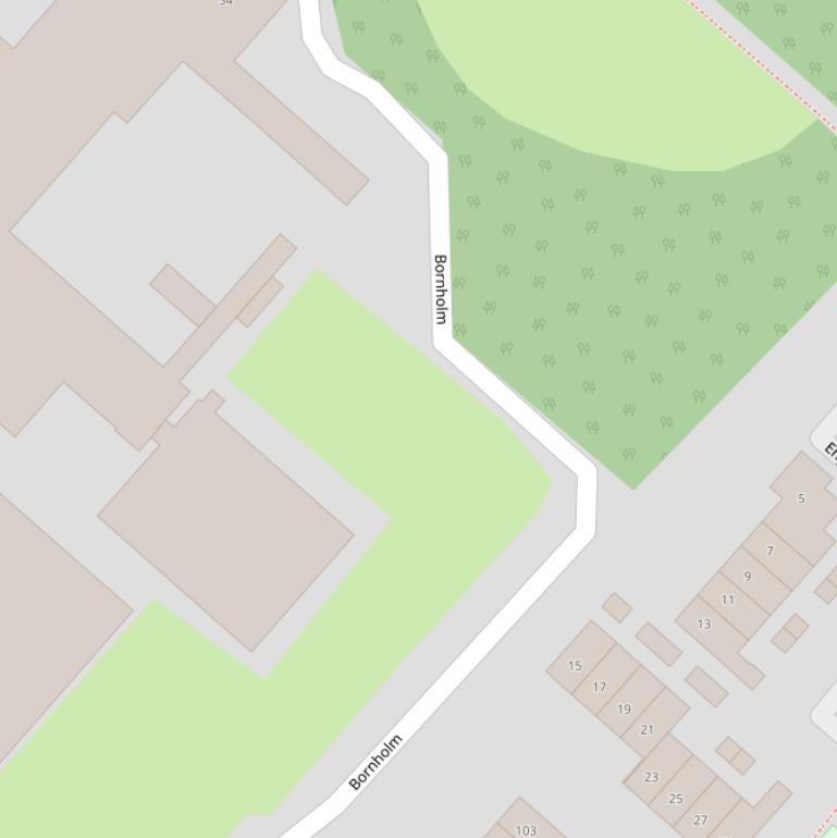 Kaart van  Kamillegade.