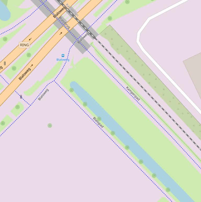 Kaart van het Kamperpad.