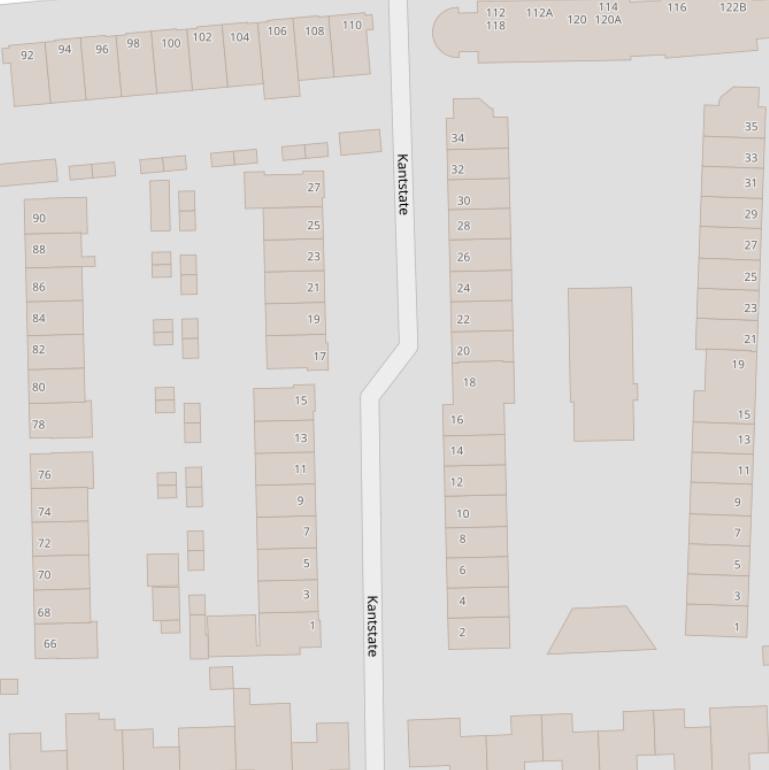 Kaart van  Kantstate.