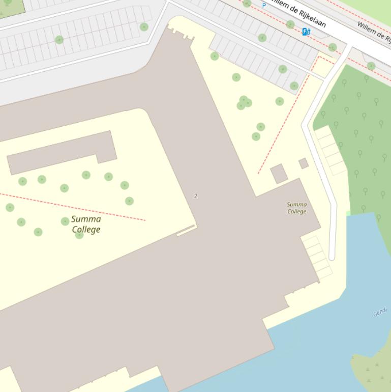 Kaart van de Karel Martelweg.