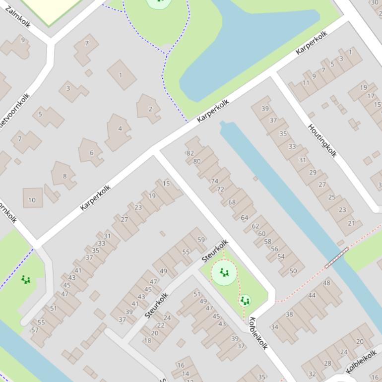 Kaart van  Karperkolk.