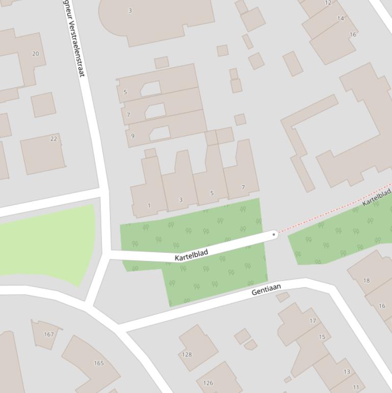 Kaart van  Kartelblad.