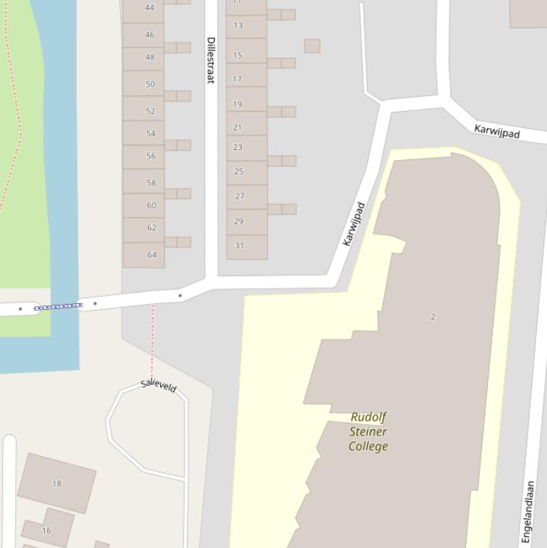 Kaart van het Karwijpad.