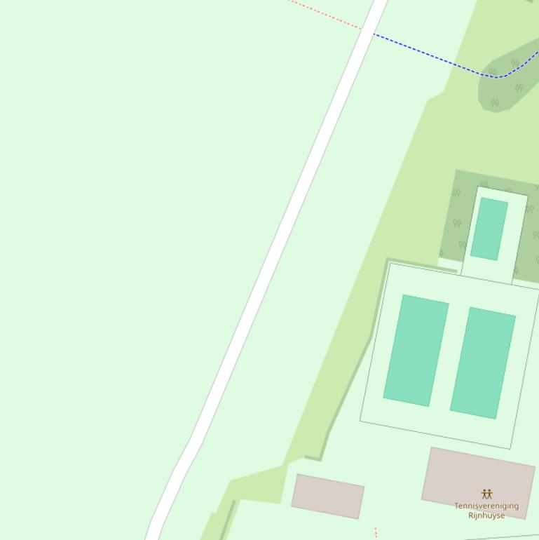 Kaart van de Kasteellaan.