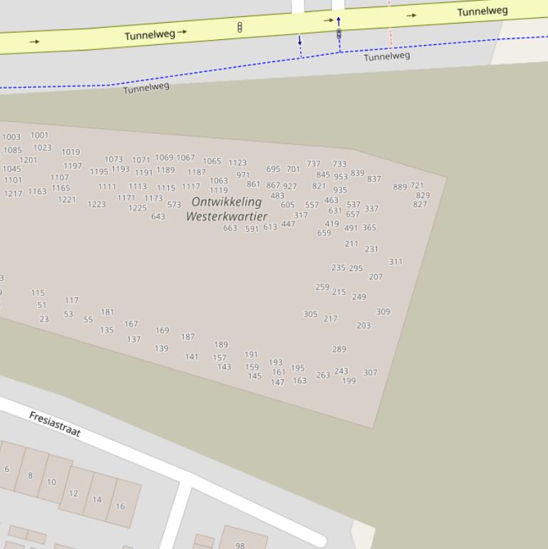 Kaart van  Kattenstaart.