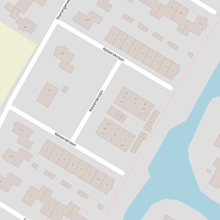 Kaart van  Keizerskroon.