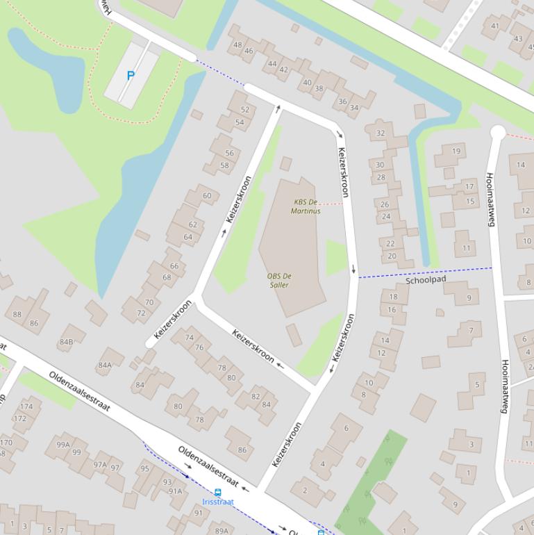 Kaart van  Keizerskroon.