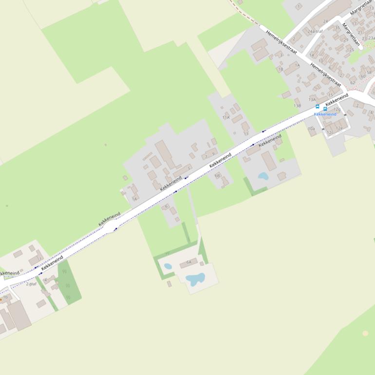 Kaart van  Kekkeneind.