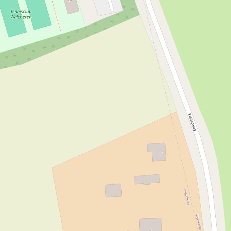 Kaart van de Kelderweg.