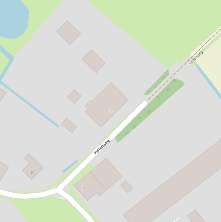 Kaart van de Keltenweg.