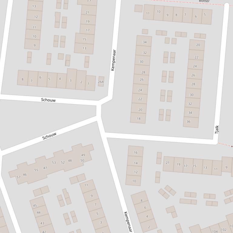 Kaart van  Kempenaar.