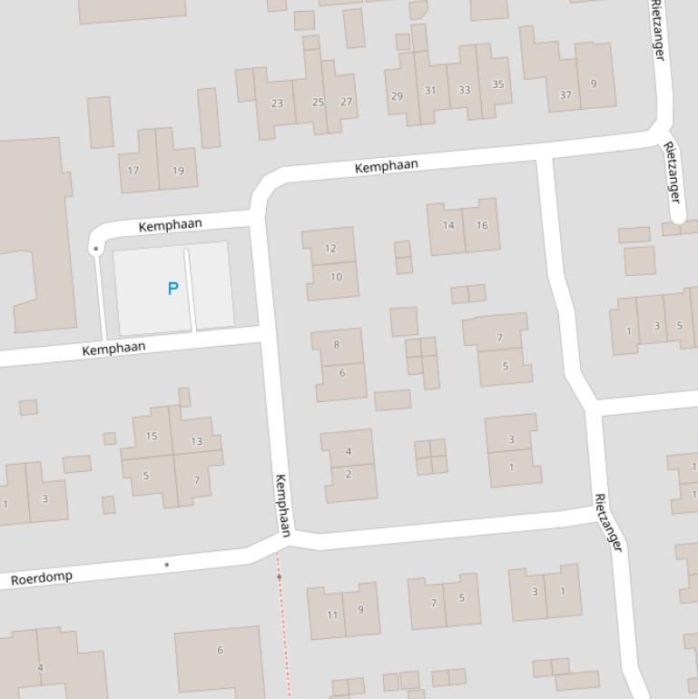 Kaart van  Kemphaan.