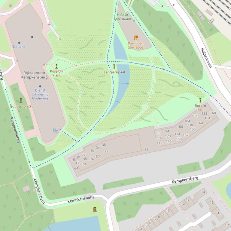 Kaart van  Kempkensberg.