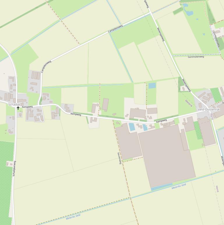 Kaart van de Kempweg.