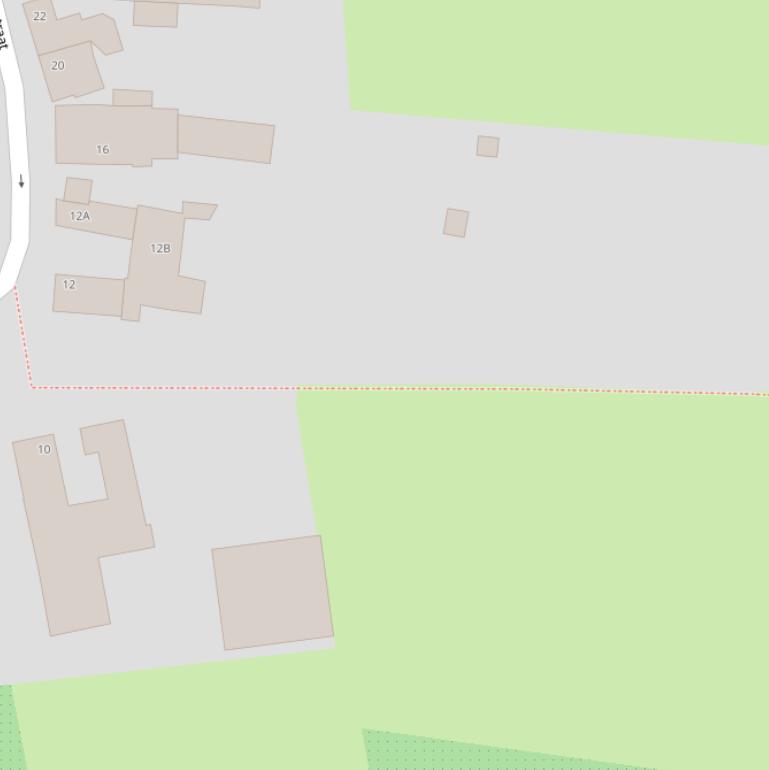 Kaart van het Kerkpad.