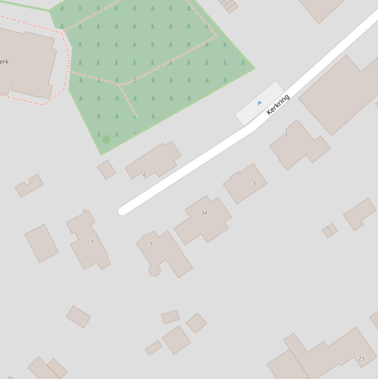 Kaart van  Kerkring.