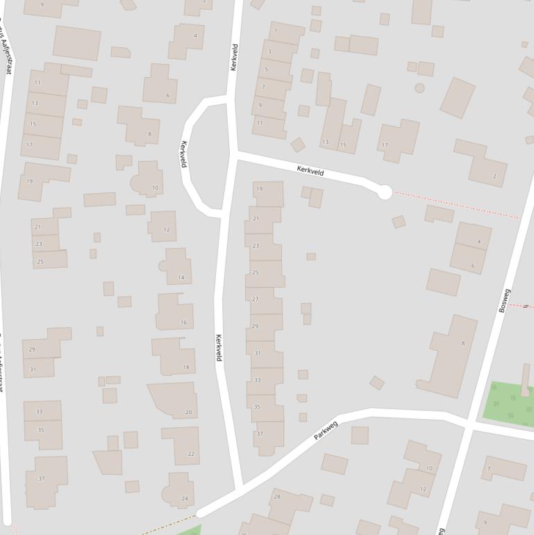 Kaart van het Kerkveld.