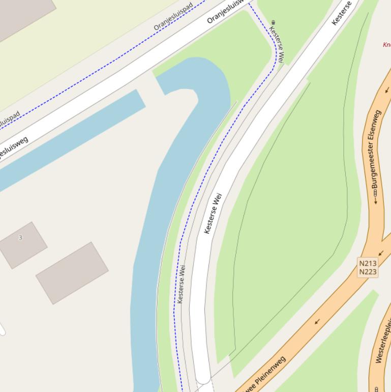 Kaart van  Kesterse Wei.