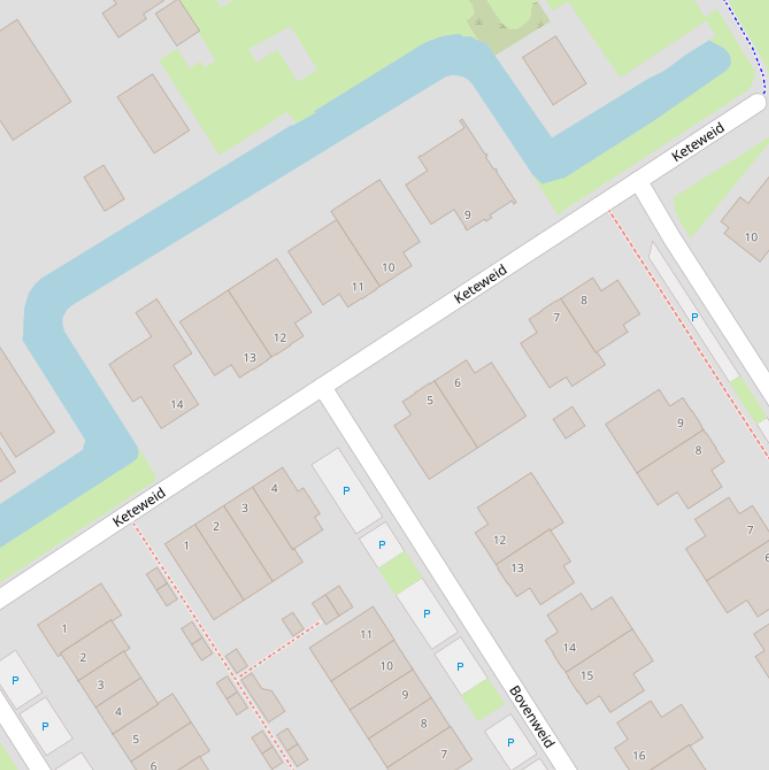 Kaart van  Keteweid.