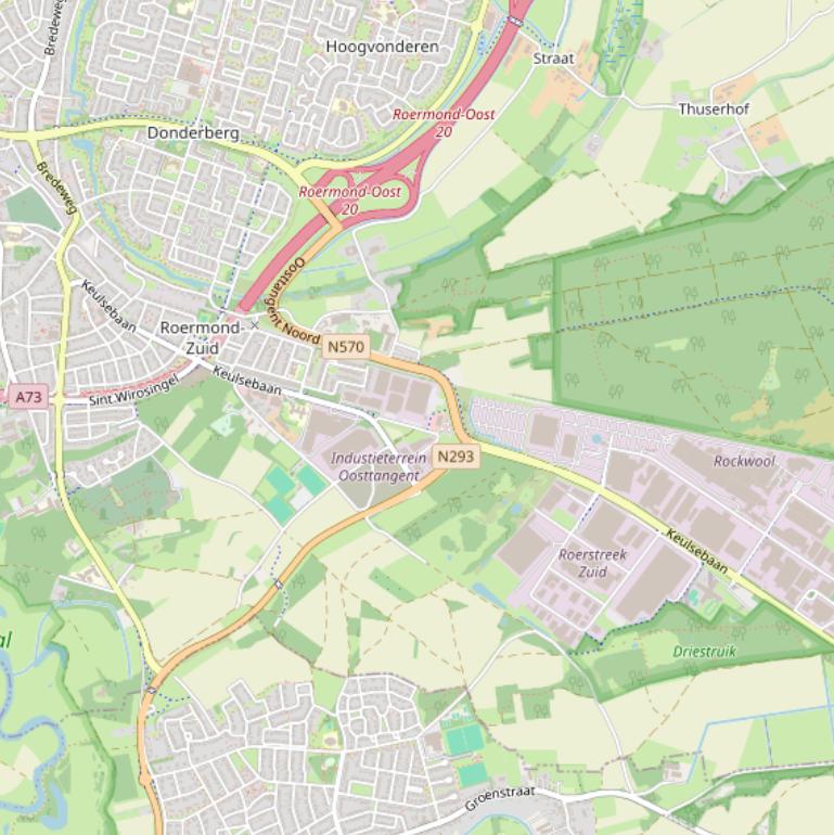 Kaart van  Keulsebaan.