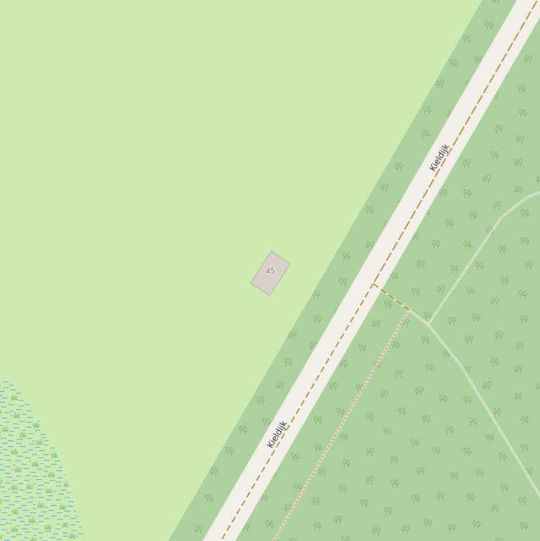 Kaart van de Kieldijk.