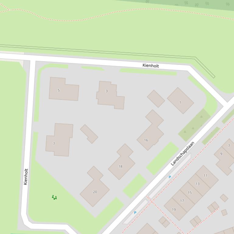 Kaart van  Kienholt.