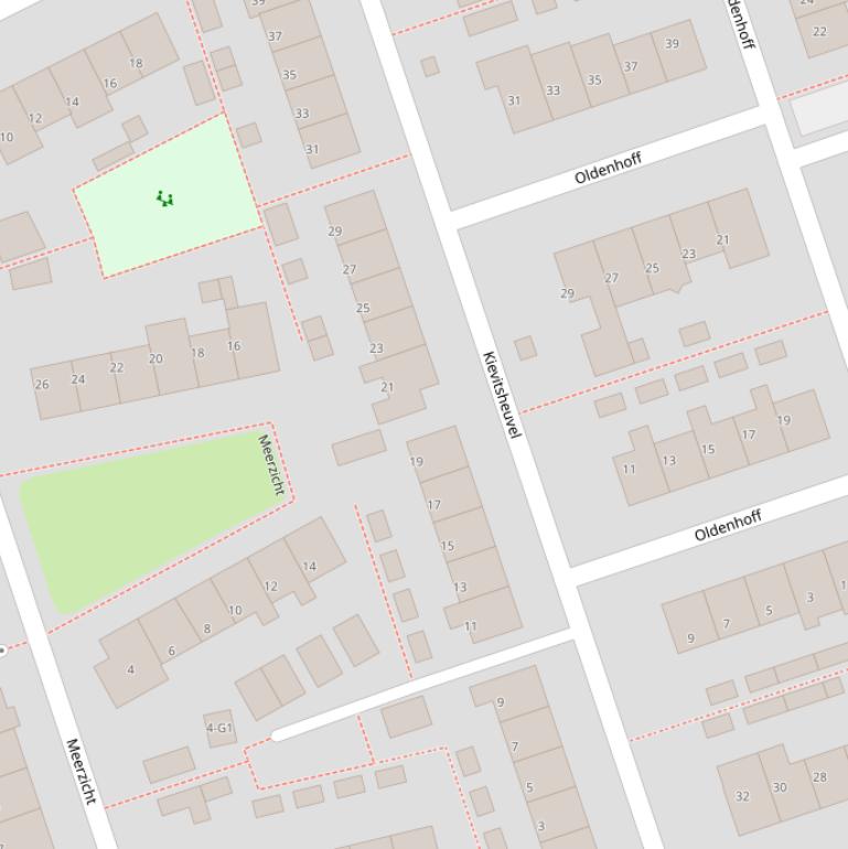 Kaart van  Kievitsheuvel.