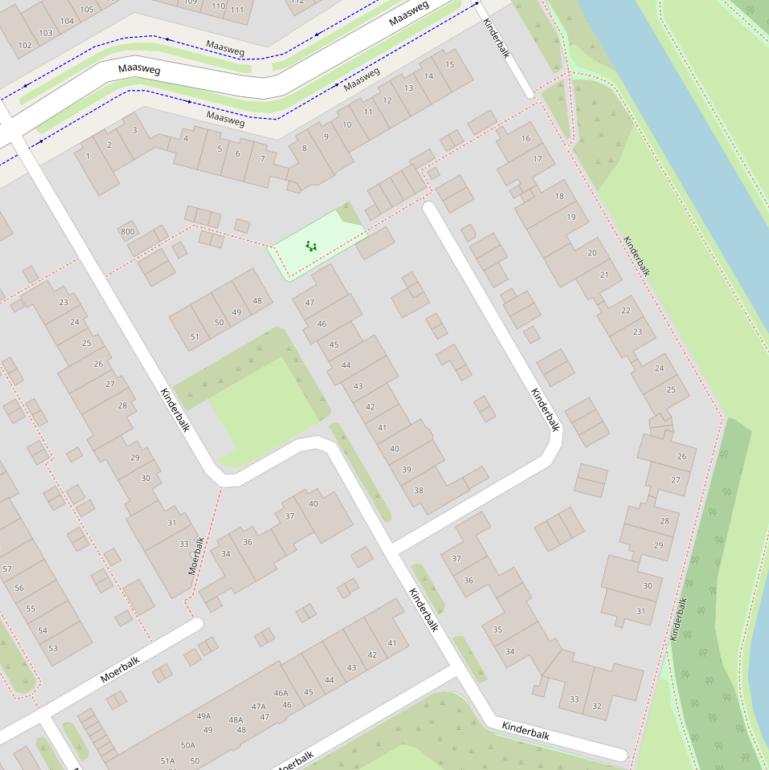 Kaart van  Kinderbalk.