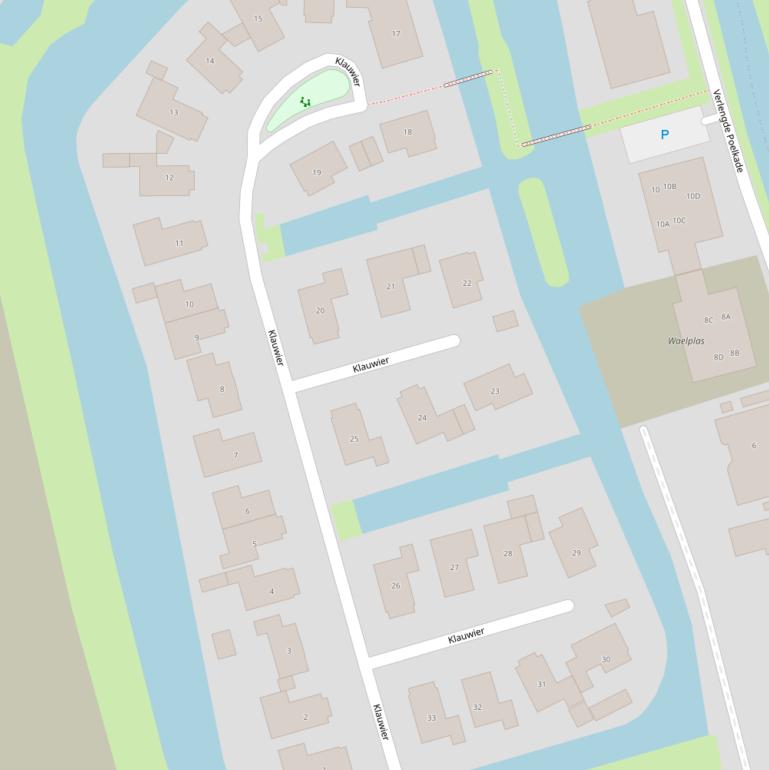 Kaart van  Klauwier.