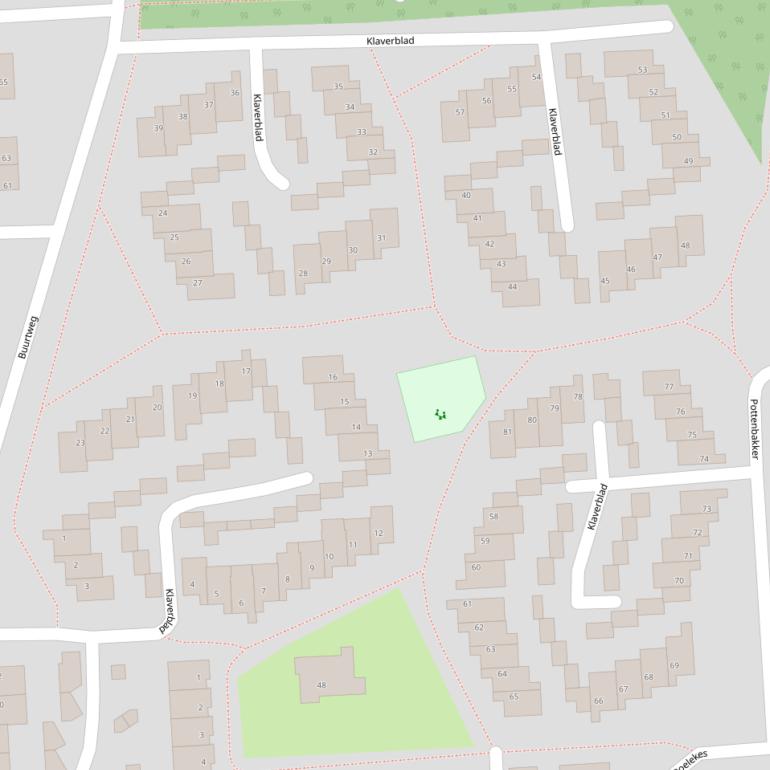 Kaart van  Klaverblad.