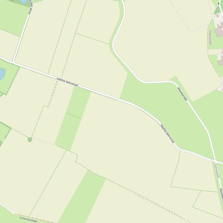 Kaart van de Kleefseveerstraat.