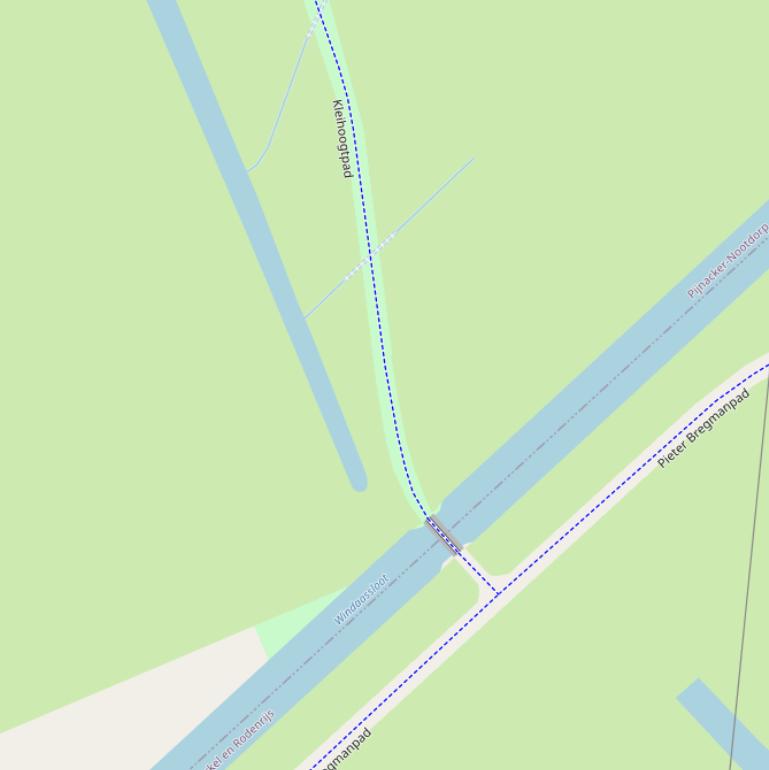 Kaart van het Kleihoogtpad.