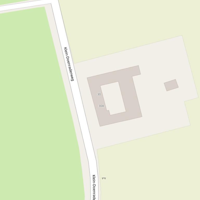 Kaart van de Klein-Doenraderweg.