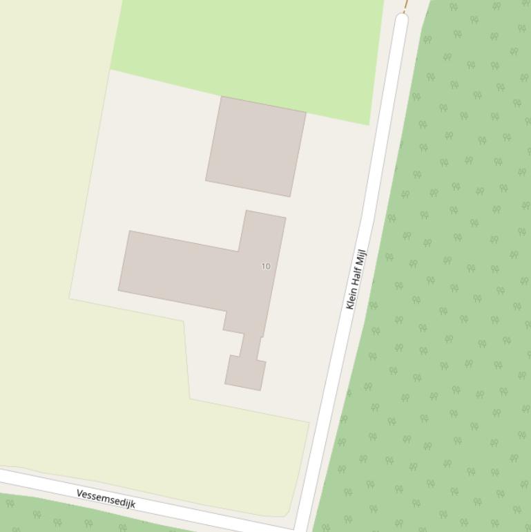 Kaart van  Klein Half Mijl.