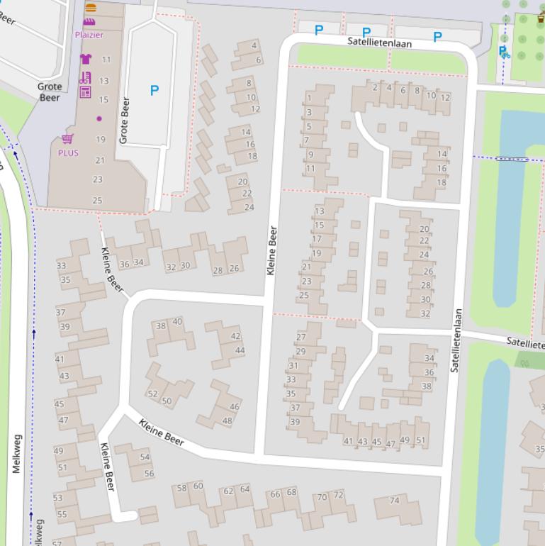 Kaart van  Kleine Beer.