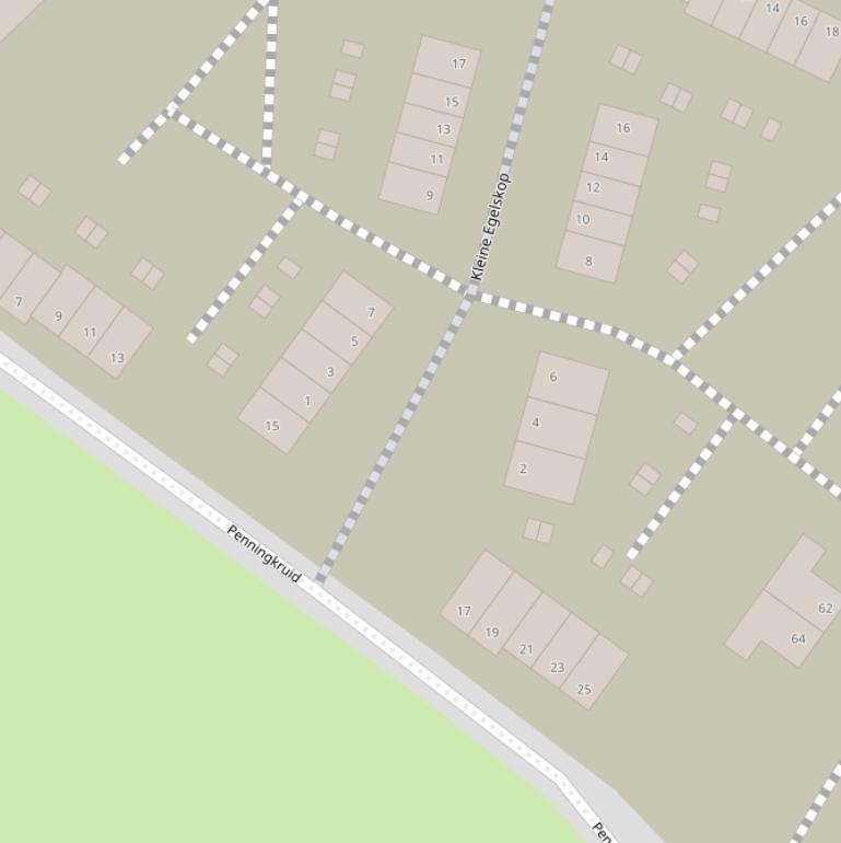 Kaart van  Kleine Egelskop.