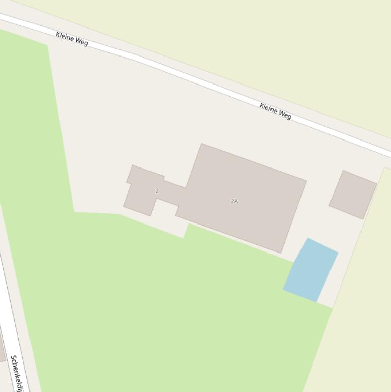 Kaart van  Kleine Weg.