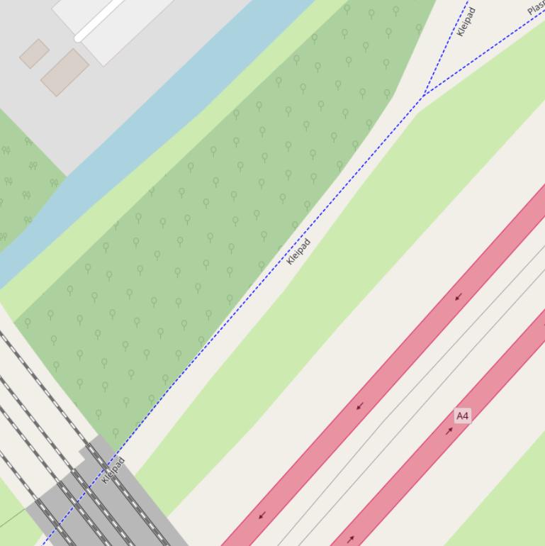 Kaart van het Kleipad.